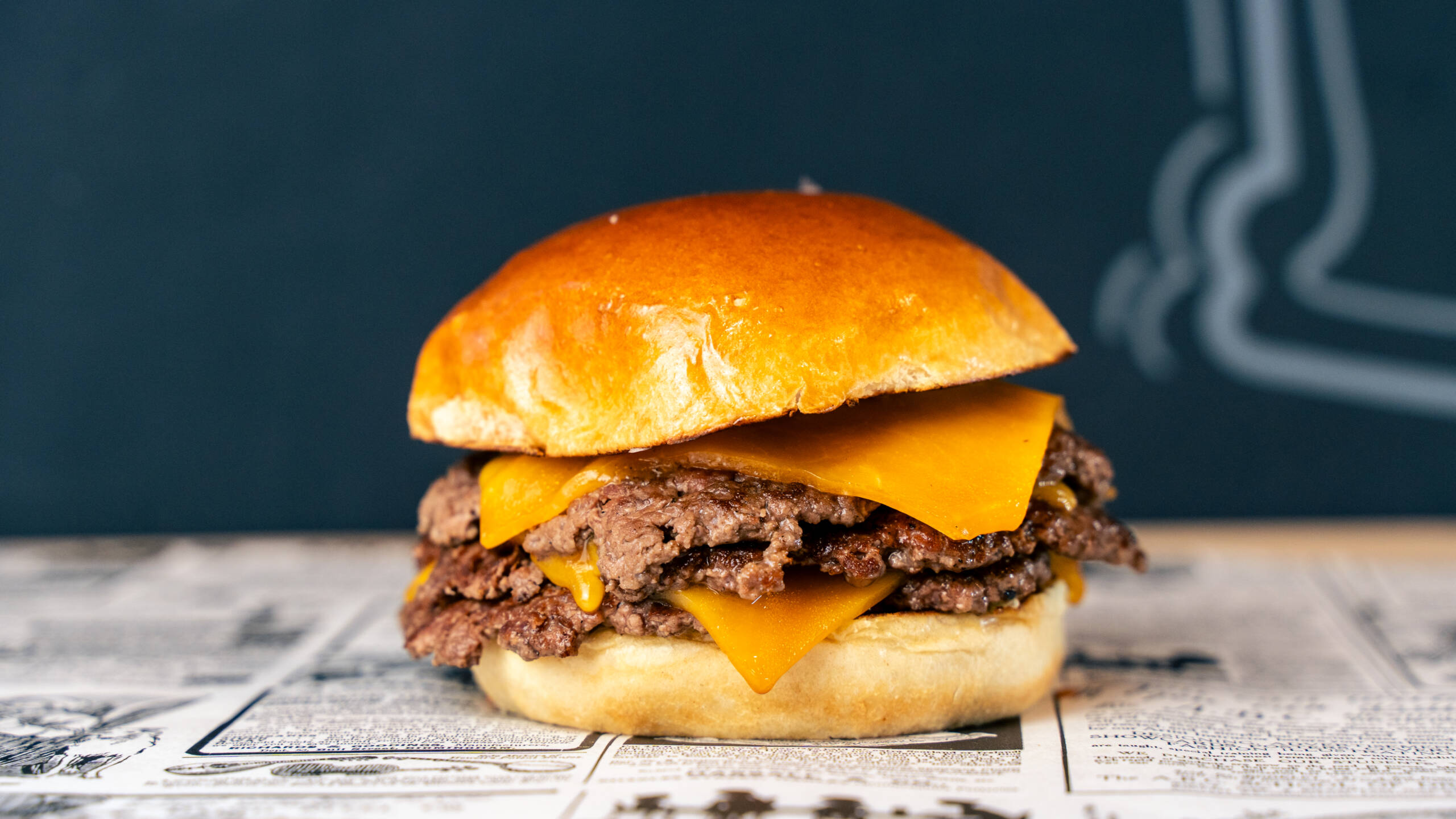 Le smash Burger des burger du Daron : le fast food Grenoble