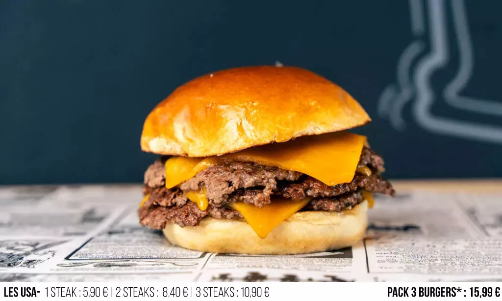Smash burger Grenoble : Ls USA au burger du daron