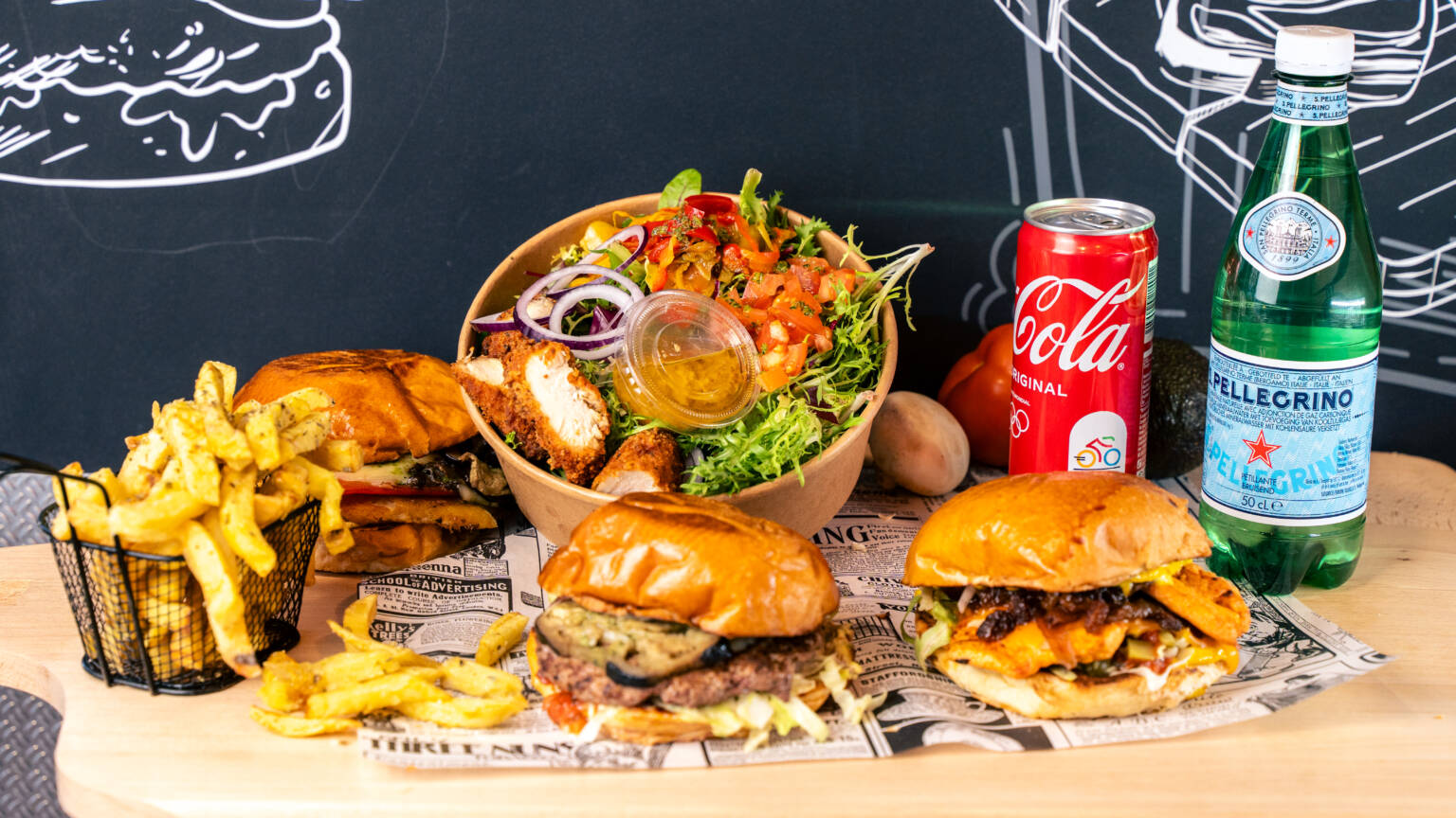 Burger à proximité : les burgers du daron. Différents burgers du fast food Grenoble