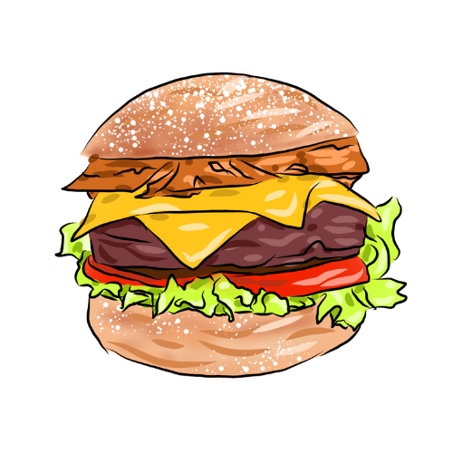 Image d'un burger Halal
